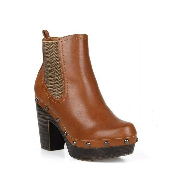 Womens top clog booties