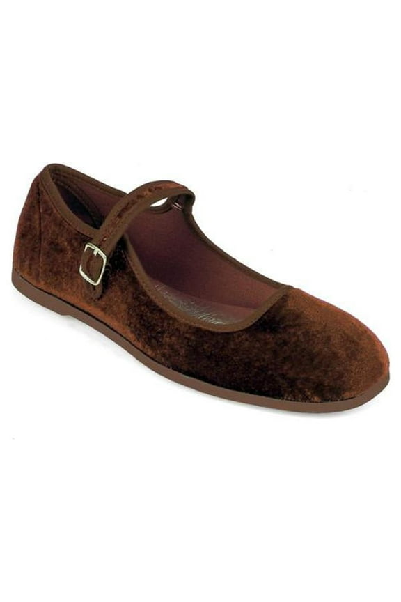 Mary Jane Women's Flats in Brown