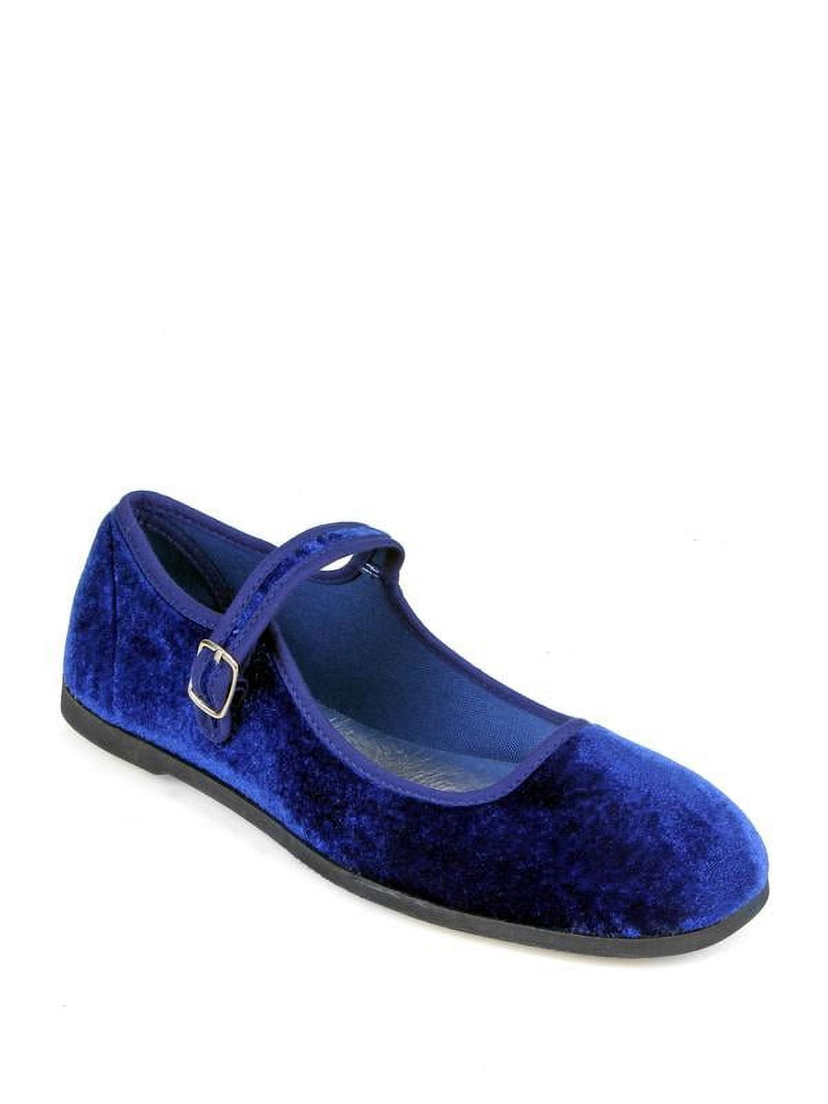 Nature Breeze Mary Jane Women's Flats in Navy