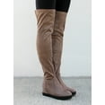 thumbnail image 1 of Nature Breeze Over the Knee Women's Wedge Boots in Taupe, 1 of 3
