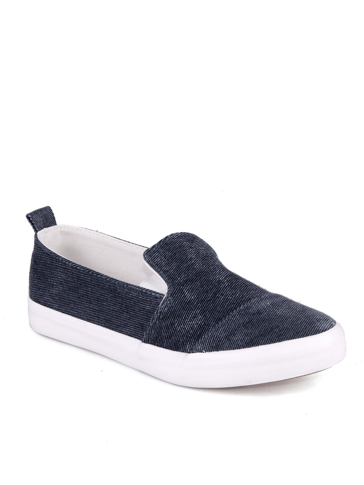 Nature Breeze Slip On Women's Sneakers in Denim - Walmart.com