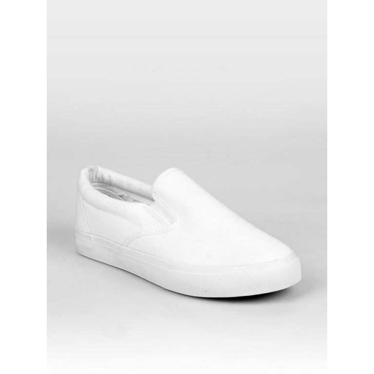 Walmart white deals slip ons
