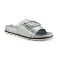 thumbnail image 1 of Nature Breeze Thelma-02 Womens Rhinestone Slide in Silver, 1 of 4