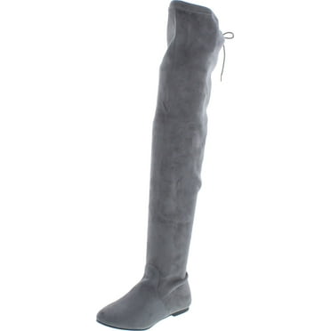 Nature Breeze Women's Vickie Stretchy Thigh High Boot