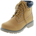 thumbnail image 1 of Nature Breeze Womens Terrain Leatherette Multi Color Padded Collar Hard Toe Boot - Wheat, 1 of 7