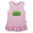 thumbnail image 1 of Nature Bushes Pattern Dresses For Baby, Newborn Babies Skirts, Infant Princess Dress, 0-24M Kids Graphic Clothes (Pink Sleeveless Dresses, 0-6 Months), 1 of 4