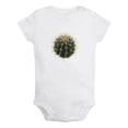 thumbnail image 1 of Nature Cactus Pattern Rompers For Babies, Newborn Baby Unisex Bodysuits, Infant Jumpsuits, Toddler 0-24 Months Kids One-Piece Oufits (White, 6-12 Months), 1 of 4