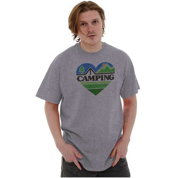 Nature Camping Hike Outdoor Adventure Men's Graphic T Shirt Tees Brisco Brands X