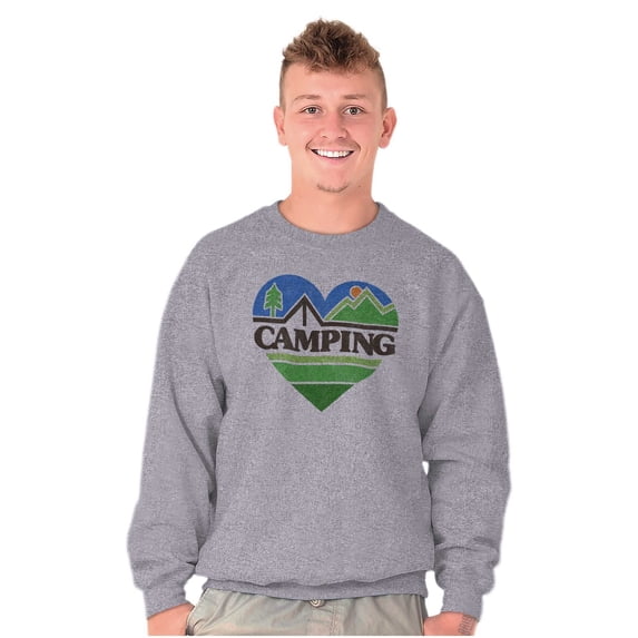 Nature Camping Hike Outdoor Adventure Sweatshirt for Men or Women Brisco Brands S