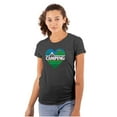 thumbnail image 1 of Nature Camping Hike Outdoor Adventure Womens Slim Fit Graphic Tee Brisco Brands S, 1 of 4