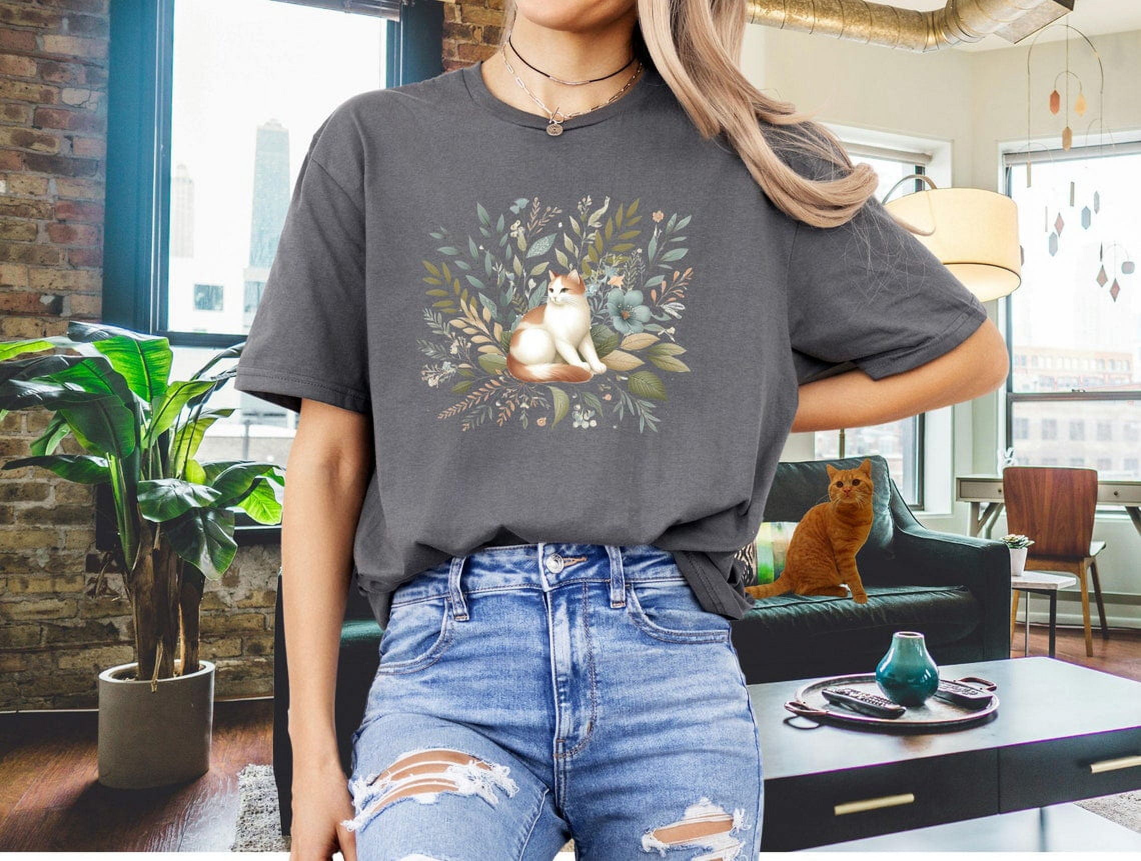 Nature cat t shirt clearance