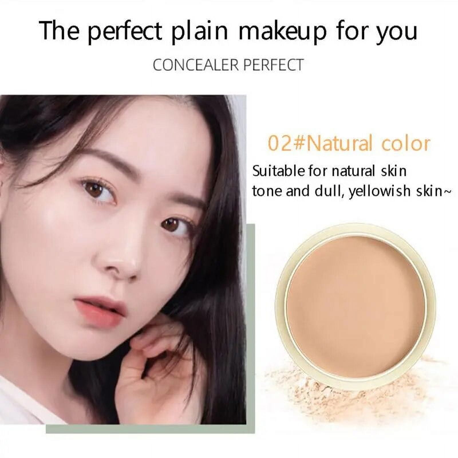 Transparent outlet pressed powder