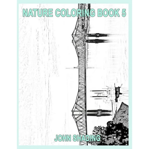 Nature Coloring Nature Coloring Book 5, Book 1, (Paperback)