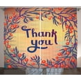 thumbnail image 1 of Ambesonne Nature Curtains 2 Panel Set, Christmas Theme Flowers, 108" x 108", Multicolor, 1 of 3