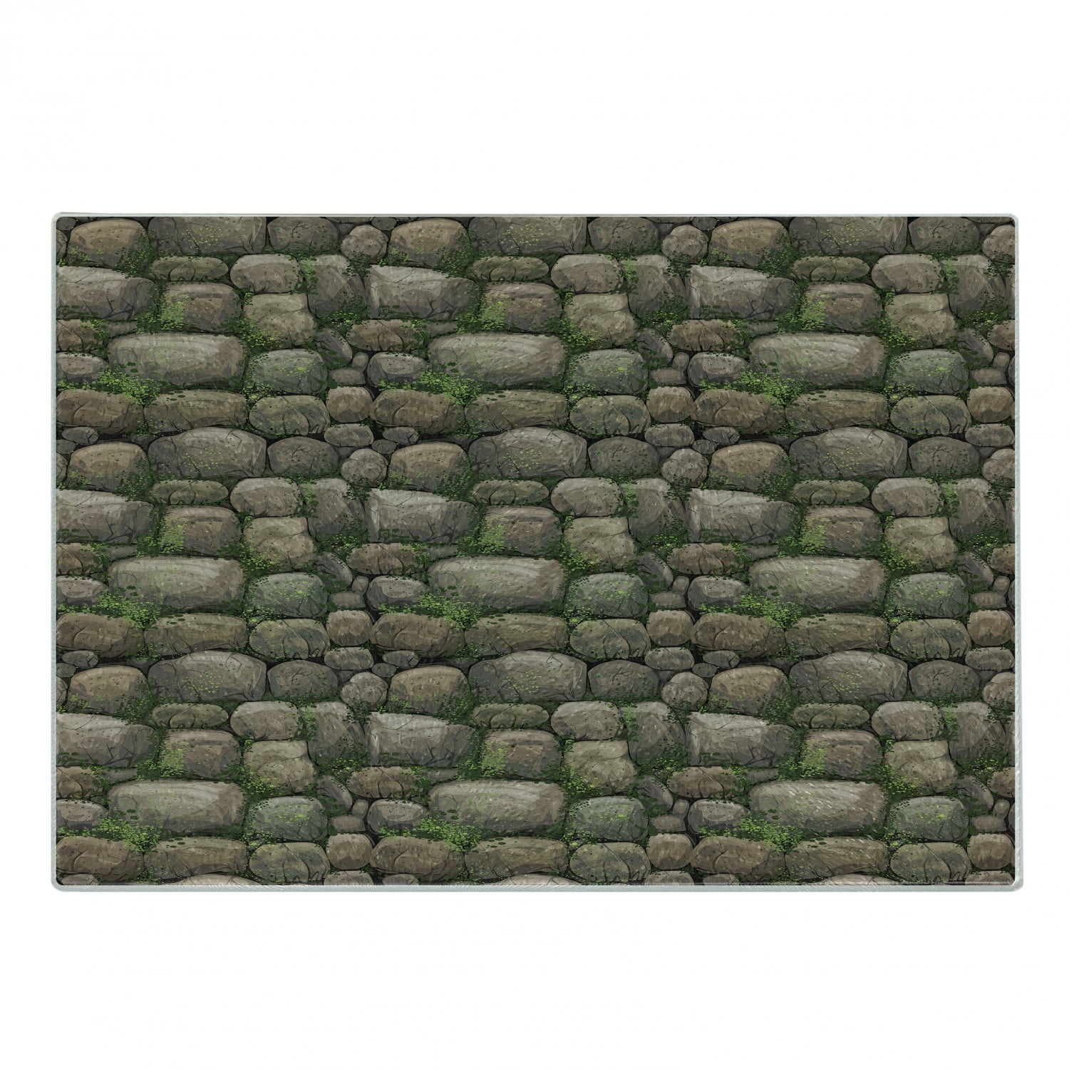 Nature Cutting Board, Stones Covered with Moss Rock
