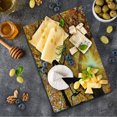 thumbnail image 1 of Nature Cutting Board, Sun Through Leaf Golden Yellow Vivid October Foliage Harvest Serene Paradise Photo Art, Decorative Tempered Glass Cutting and Serving Board, Small Size, Orange, by Ambesonne, 1 of 1