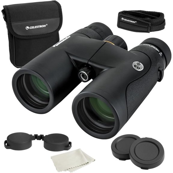 Nature DX ED 8x42 Premium Binoculars Extra-Low Dispersion Objective Lenses Outdoor and Birding Binocular Fully Multi-Coated with BaK-4 Prisms Rubber Armored, Fogproof, Waterproof