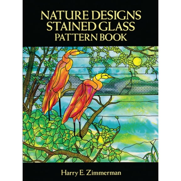 Pre-Owned Nature Designs Stained Glass Pattern Book (Dover Stained Glass Instruction) Paperback
