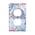 Nature,Duplex Outlet Covers Wall Plate Decorative,Tree of Life with