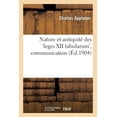 thumbnail image 1 of Nature Et AntiquitÃ© Des 'Leges XII Tabularum', Communication, (Paperback), 1 of 1
