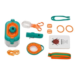 Nature Explorer Bug Catcher Kit and Outdoor Insect Collection Adventure Playset with Backyard Critter Observation Case and Magnifying Glass for Kids STEM Learning Set
