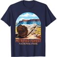 thumbnail image 1 of Nature Exploring Arizona Petrified Forest National Park Unisex T-Shirt for Men Women Kids Toddler,Navy Color,Size 4XL, 1 of 5