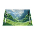 Nature Fantasy mat, heatresistant dining table mat, washable PVC table