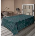 thumbnail image 1 of Ambesonne Nature Flat Bedding Sheet Soft Top Sheet, Botanical Vibes Viburnum Art, Twin, Dark Teal Pale Rose Pink, 1 of 1