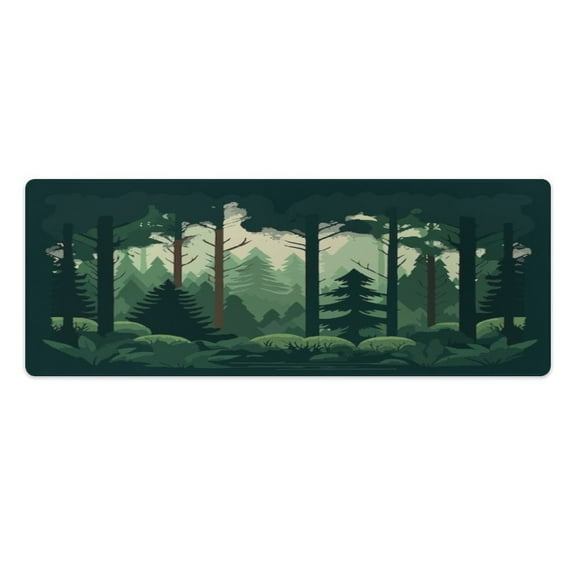 Nature Forest 2 PCS Anti Fatigue Rugs Pvc Non Skid Waterproof Floor Mat Cushioned Comfort Standing Kitchen Mats for Floor