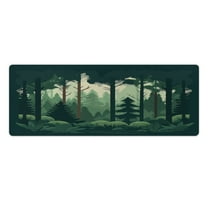 Nature Forest 2 PCS Anti Fatigue Rugs Pvc Non Skid Waterproof Floor Mat Cushioned Comfort Standing Kitchen Mats for Floor