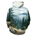 thumbnail image 1 of Nature Forest 3D Print Hoodie Men Women Autumn Thin Pullover Sweatshirt Vintage Streetwear Tops, 1 of 6