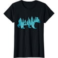 thumbnail image 1 of Nature Forest Mountains Trees Wildlife Animal Brown Bear T-Shirt, 1 of 3