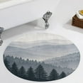 thumbnail image 1 of Nature Forest Round Area Rugs for Bedroom Living Room, 6FT Soft Comfy Indoor Circle Carpets, Carpet Home Decor Floor Mat, 1 of 6