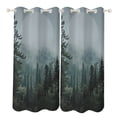 thumbnail image 1 of Nature Forest Study Room Living Kitchen Bedroom For Blackout Curtain Printed 2 Panels, 1 of 6