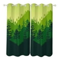 thumbnail image 1 of Nature Forest Study Room Living Kitchen Bedroom For Blackout Curtain Printed 2 Panels, 1 of 6