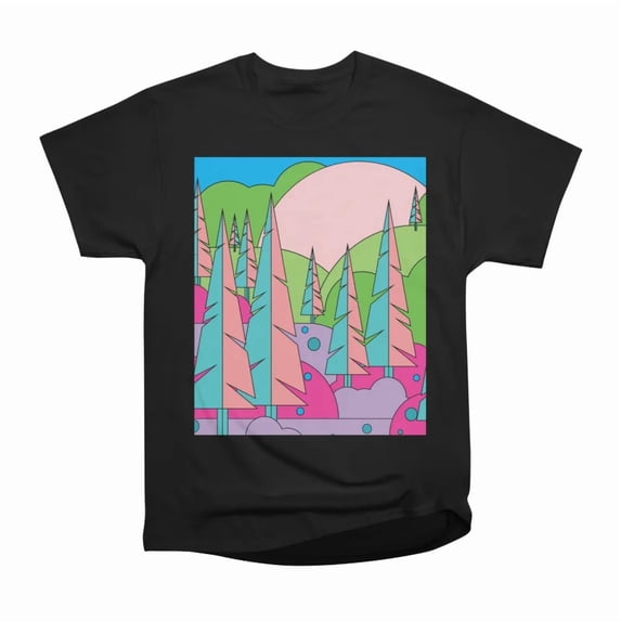 Nature Forest Trees Freedom Sun T-Shirt Tee Gift For Him Merch For Her ...