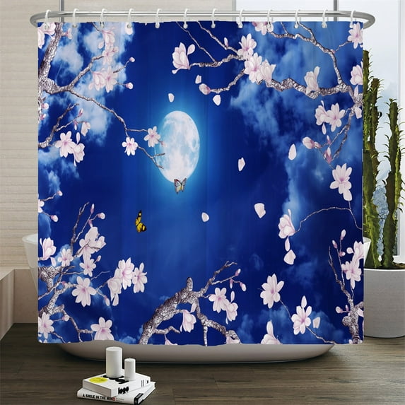 Nature Forest landscape Shower Curtains Bathroom Curtain Frabic Waterproof Polyester Scenery Bath Curtain with