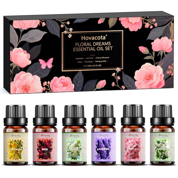 Nature Fragrance Oil Set, 10ML*6PCS Gift Oil Set for DIY Perfume Diffuser Scented Candle Soap