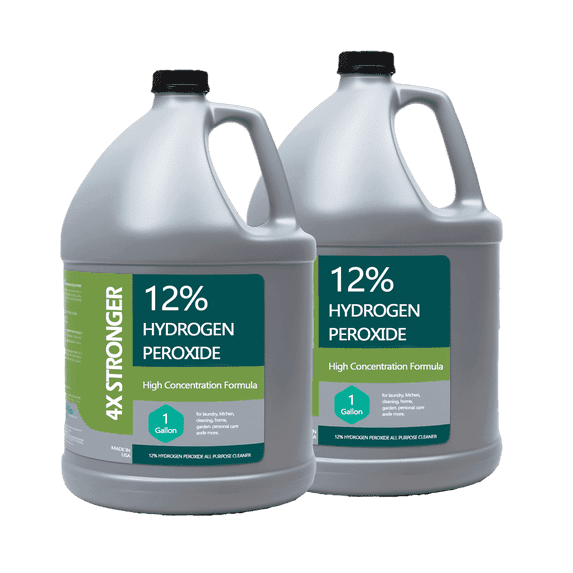 Nature's Freedom 12% Hydrogen Peroxide Concentrate, Multi-Purpose Household Cleaner, 2 Pack
