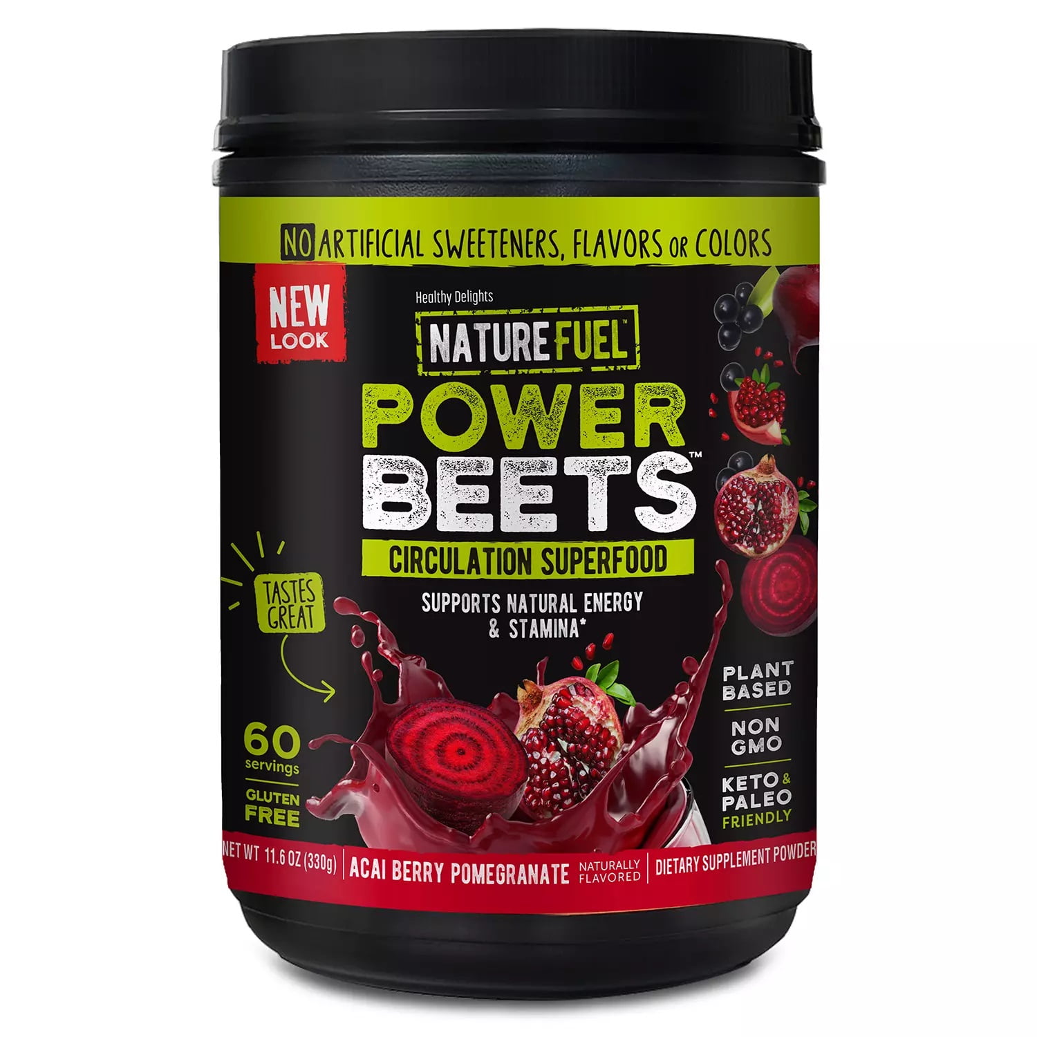 NuTherapy Power Beets High Blood Pressure Support, Acai Superfood