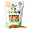 Nature Gnaws USA Beef OIF8 Tendons for Dogs (8oz) Mixed Thickness