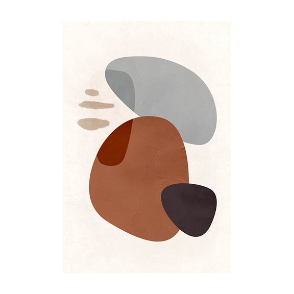 Nature Graphics No1 Print Wall Art, Modern Wall Decor For Living Room Bedroom, 8x12 UNFRAMED