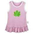 thumbnail image 1 of Nature Green Leaf Pattern Dresses For Baby, Newborn Babies Skirts, Infant Princess Dress, 0-24M Kids Graphic Clothes (Pink Sleeveless Dresses, 12-18 Months), 1 of 4