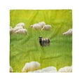thumbnail image 1 of Nature Head Scarf, Black Sheep White Goats, Head Wrap, 3 Sizes, by Ambesonne, 1 of 2