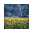 thumbnail image 1 of Nature Head Scarf, Thunder Bolt Rural Field, Head Wrap, 3 Sizes, by Ambesonne, 1 of 2