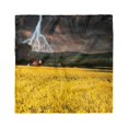 thumbnail image 1 of Nature Head Scarf, Thunderstorm over Meadow, Head Wrap, 3 Sizes, by Ambesonne, 1 of 2