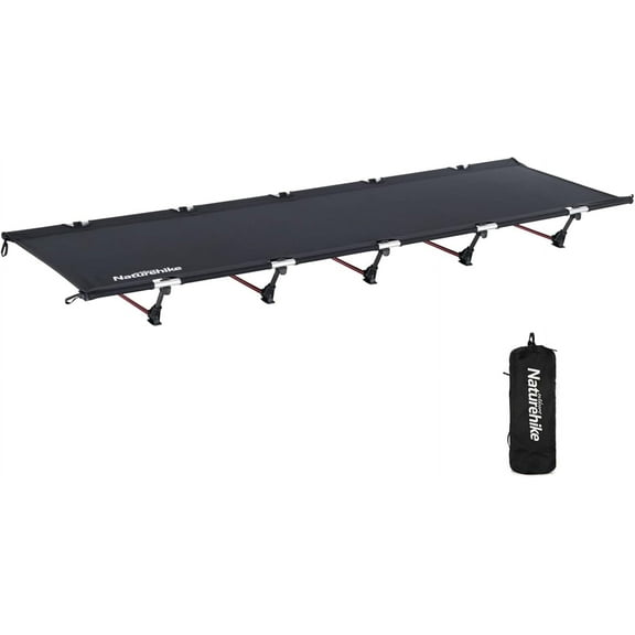 Nature Hike XJC06 Adjustable Folding Camping Cot | Lightweight Aluminum Frame | Portable Design