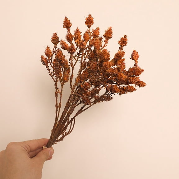 Nature-Inspired Artificial Pine Cones Creative Decor Ideas Easy To Arrange Enduring Beauty Flexible Stems Maintenance-Free
