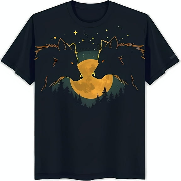 Black T-Shirt with White Graphic & Red Keepin It Text Unique Design