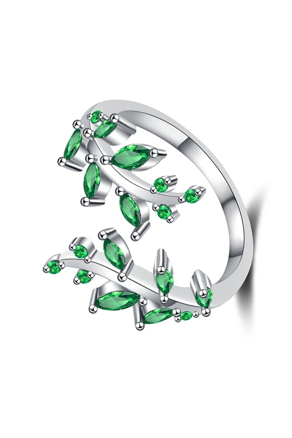 Nature Inspired Branch Rings With Accents In Copper Jewelry Artisanal Branches Rings with Stones